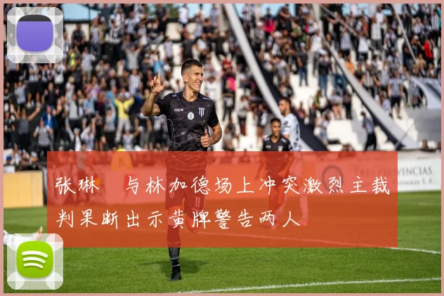 张琳芃与林加德场上冲突激烈主裁判果断出示黄牌警告两人